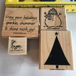 Rubber Stamps Crafters fun Holiday Group (G)